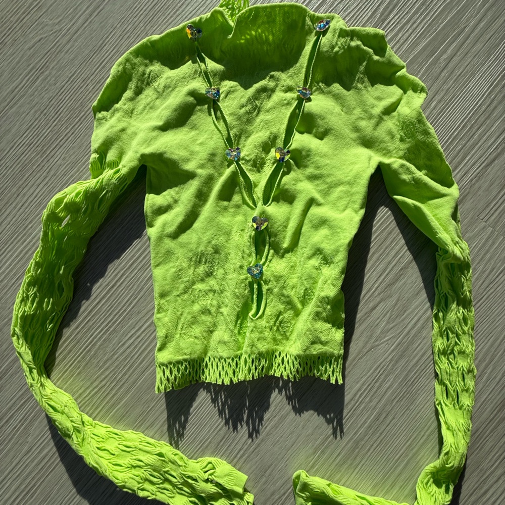 Poster Girl Top - Neon Green